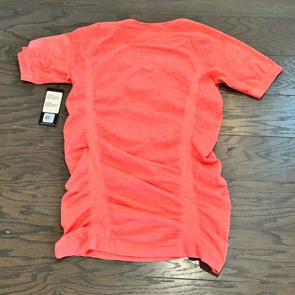 Calia Core SS Seamless Tee Calypso Coral Heather Size Large NWT - Picture 2 of 6